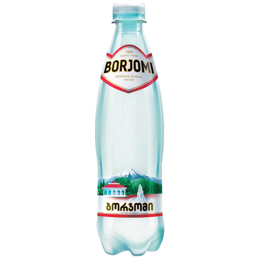 Минеральная вода Боржоми 0,5 л пластик оптом 