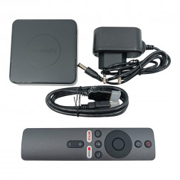 ТВ приставка Android TV для цифрового ТВ/ Медиаплеер UHD 4K ULTRA 8/128 ГБ + бесплатное телевидение, Bluetooth пульт