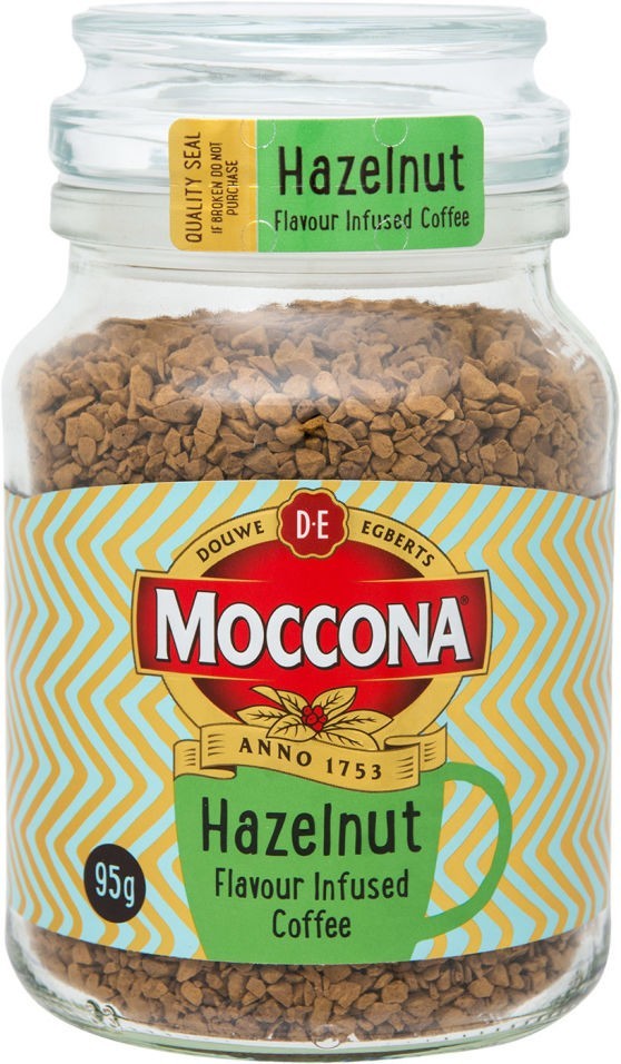 Кофе расстворимый Moccona Hazelnut 95г оптом 