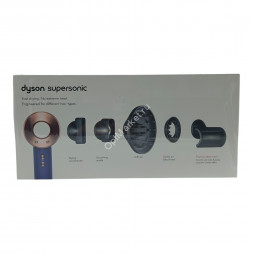 Профессиональный фен для волос Dyson синий с насадками