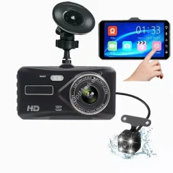 Видеорегистратор автомобильный Dual lens Vehicle Blackbox DVR с камерой заднего вида