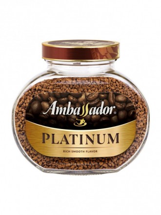 Кофе растворимый Ambassador Platinum 190г стекло оптом 