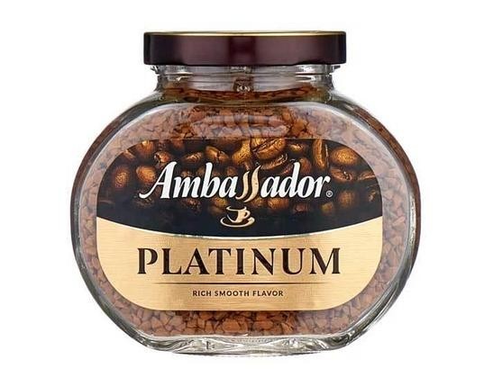 Кофе растворимый Ambassador Platinum 95г стекло оптом 