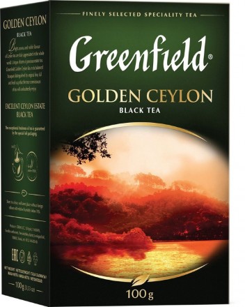 Чай черный Greenfield Golden Ceylon 100 г оптом 