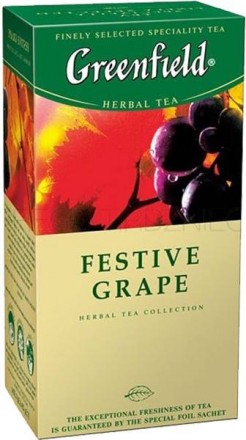 Травяной чай Greenfield Festive Grape 25 пак оптом 