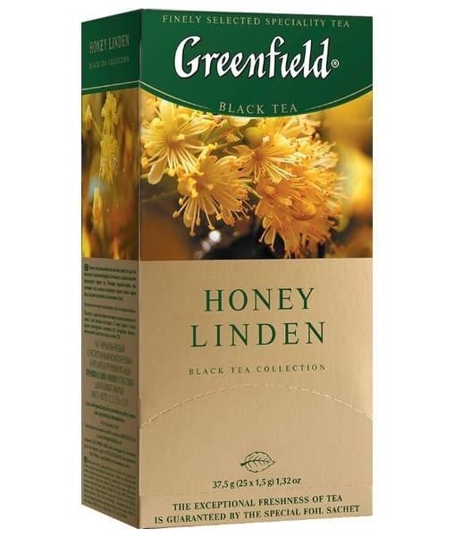 Чай черный Greenfield Honey Linden 25пак оптом 