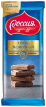 Шоколад Россия Молочный 90г/22 оптом