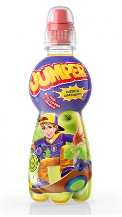 Напиток негазированный Jumper Виноград-Яблоко 0,33 л оптом 