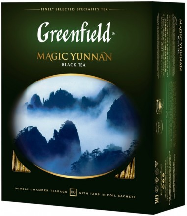 Чай черный Greenfield Magic Yunnan 100пак оптом 