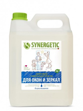 SYNERGETIC для мытья стёкол 5л оптом 