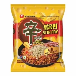 Лапша быстрого приготовления Nongshim Шин Рамен Stir Fry cheese жареная со вкусом сыра 120 г