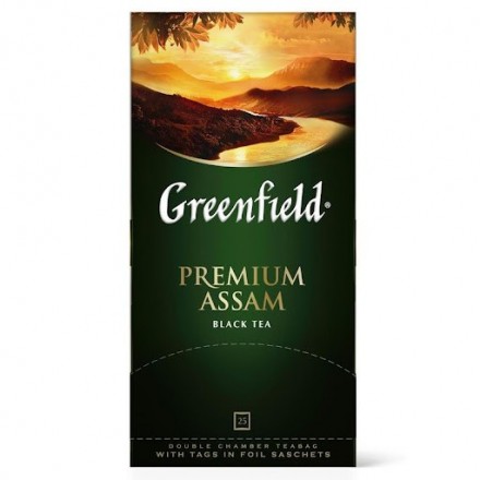 Чай черный Greenfield Premium Assam 25пак оптом 