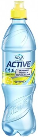 Вода Aqua Minerale Active Цитрус 0.6л оптом 