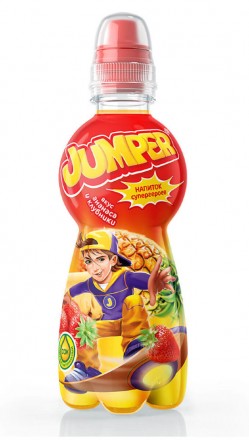Напиток негазированный Jumper Клубника-ананас 0,33 л оптом 