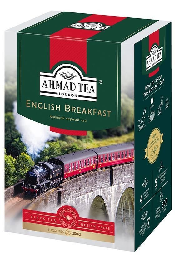 Чай Ahmad Tea Английский завтрак листовой 200г оптом 