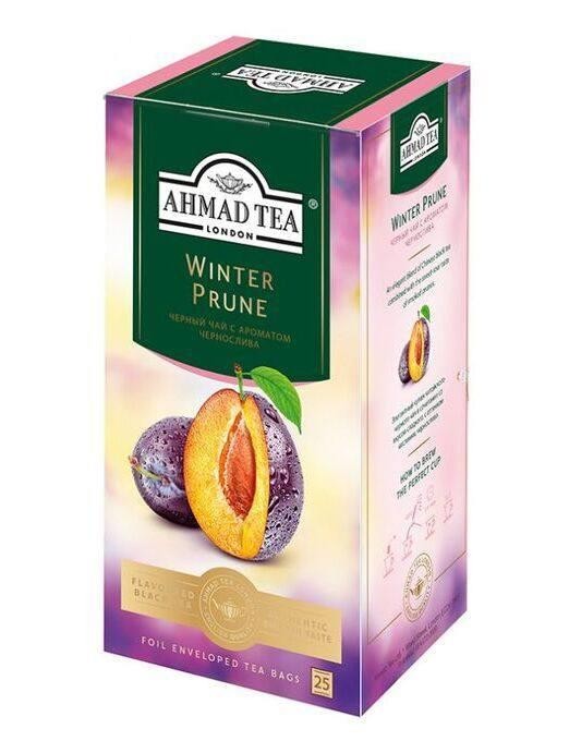 Чай Ahmad Tea зимний чернослив 25п оптом 