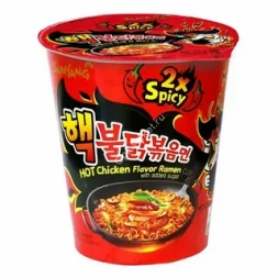 Лапша быстрого приготовления Самянг Hot Chicken Flavor Ramen 2x Spicy (очень острая) курица 70 г