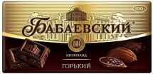Бабаевский шоколад горький 100 г/17*4 оптом