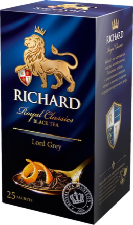 Чай черный Richard Lord Grey бергамот 25пак оптом 