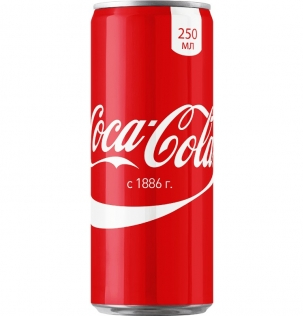 Газированный напиток Coca-Cola 0,25 л оптом 