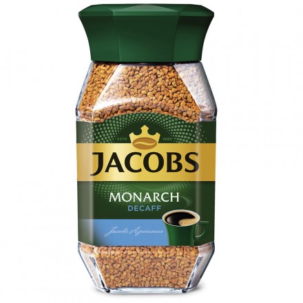 Кофе растворимый Jacobs Monarch Decaff 95 г оптом 